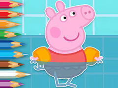 Jeu Coloring Book: Peppa Swimming