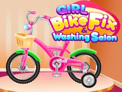 Jeu Girl Bike Fix Washing Salon