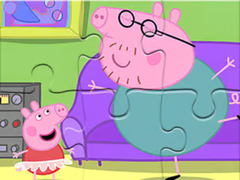 Jeu Jigsaw Puzzle: Daddy Pig Dancing