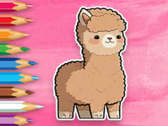 Jeu Coloring Book: Cute Alpaca