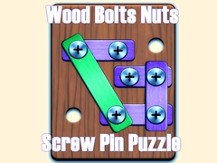 Jeu Wood Bolts Nuts Screw Pin Puzzle