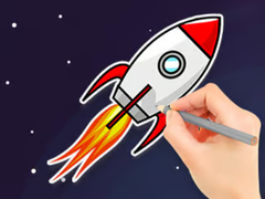 Jeu Coloring Book: Flying Rocket