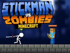 Jeu Stickman vs Zombies Minecraft