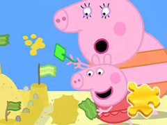 Jeu Jigsaw Puzzle: Peppa Pig Making Sand