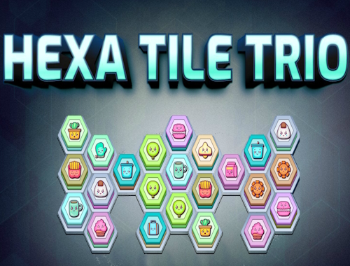 Jeu Trio de tuiles Hexa 