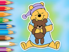 Jeu Coloring Book: Winnie With Toy Bear