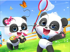 Jeu Jigsaw Puzzle: Baby Panda Spring Outing