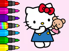 Jeu Coloring Book: Hello Kitty Teddy Bear