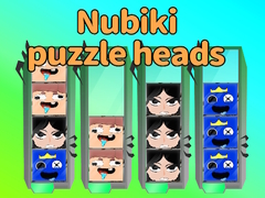 Jeu Nubiki puzzle heads