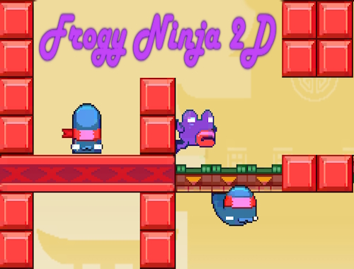 Jeu Frogy Ninja 2d.