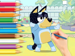 Jeu Coloring Book: Bluey And Bingo