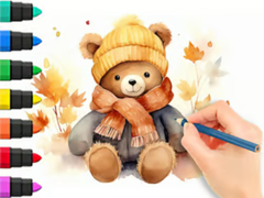 Jeu Coloring Book: Autumn Bear