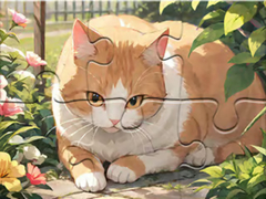 Jeu Jigsaw Puzzle: Cat Garden