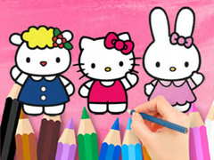 Jeu Coloring Book: Hello Kitty With Friends