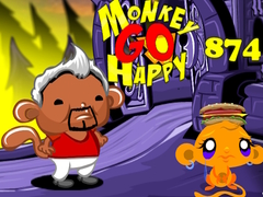 Jeu Monkey Go Happy Stage 874