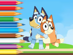 Jeu Coloring Book: Bluey And Bingo Holiday