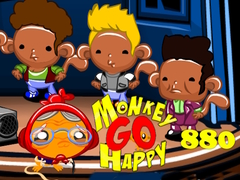 Jeu Monkey Go Happy Stage 880 New Monkeys On Block Theme