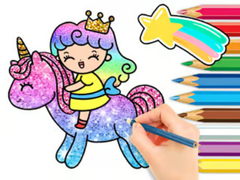 Jeu Coloring Book: Unicorn Princess