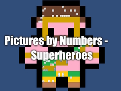 Jeu Pictures by Numbers - Superheroes