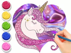 Jeu Coloring Book: Glowing Unicorn