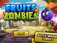 Jeu Fruits vs Zombies