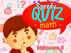 Jeu Speedy Quiz Maths