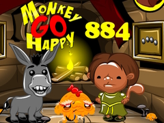 Jeu Monkey Go Happy Stage 884