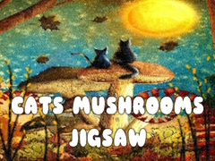 Jeu Cats Mushrooms Jigsaw