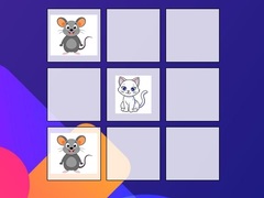 Jeu Tic-tac-toe Mouse Vs Cat