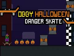 Jeu Obby Halloween Danger Skate