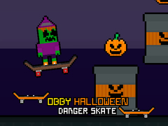 Jeu Obby Halloween Danger Skate