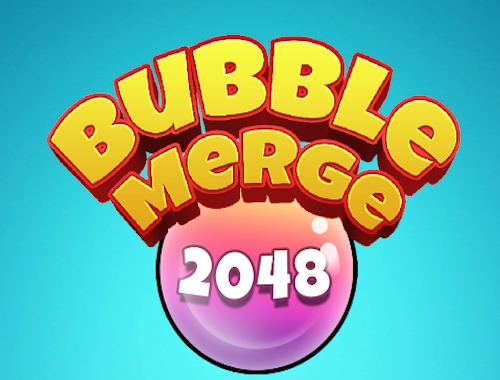 Jeu Fusion de bulles 2048 .