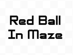 Jeu Red Ball In Maze