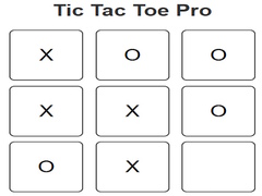 Jeu Tic Tac Toe Pro