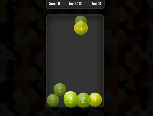 Jeu 2048 balles .