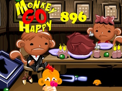 Jeu Monkey Go Happy Stage 896