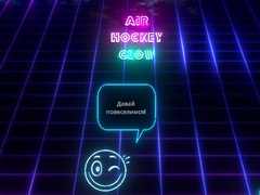 Jeu Air Hockey Glow