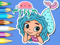 Jeu Coloring Book: Jellyfish Mermaid