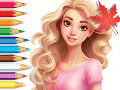 Jeu Coloring Book: Barbie Autumn Tale