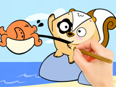 Jeu Coloring Book: Fishing Surprise