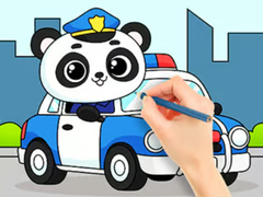 Jeu Coloring Book: Police Panda