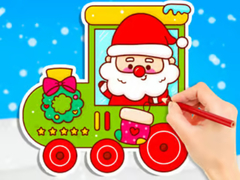 Jeu Coloring Book: Christmas Train