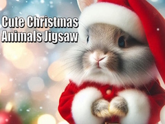 Jeu Cute Christmas Animals Jigsaw