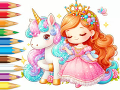 Jeu Coloring Book: Unicorn Secret Whisper