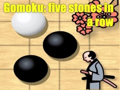 Jeu Gomoku: five stones in a row