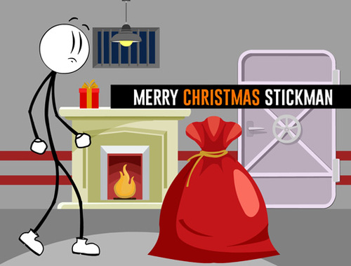 Jeu Joyeux Noël Stickman 