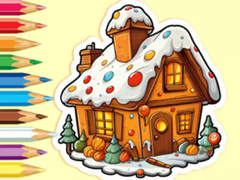 Jeu Coloring Book: Christmas Candy House