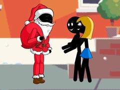 Jeu Stickman Santa