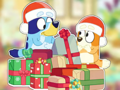 Jeu Jigsaw Puzzle: Bluey Christmas Unboxing