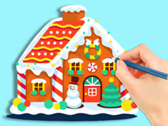 Jeu Coloring Book: Gingerbread Hut